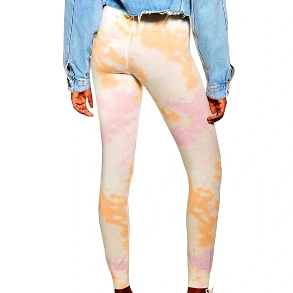LAST CHANCE!! Topshop Slim-Fit Tie-Dye Joggers SZ 14 NWT - Picture 11 of 13